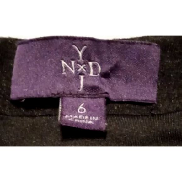 NYDJ Not Your Daughters Jeans Shaping Slimming Black Dress Faux Suede Panels 6 - Picture 9 of 10